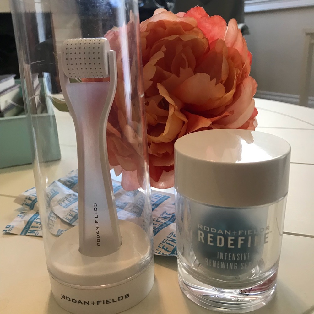 Rodan + Fields amp roller and redefine serum